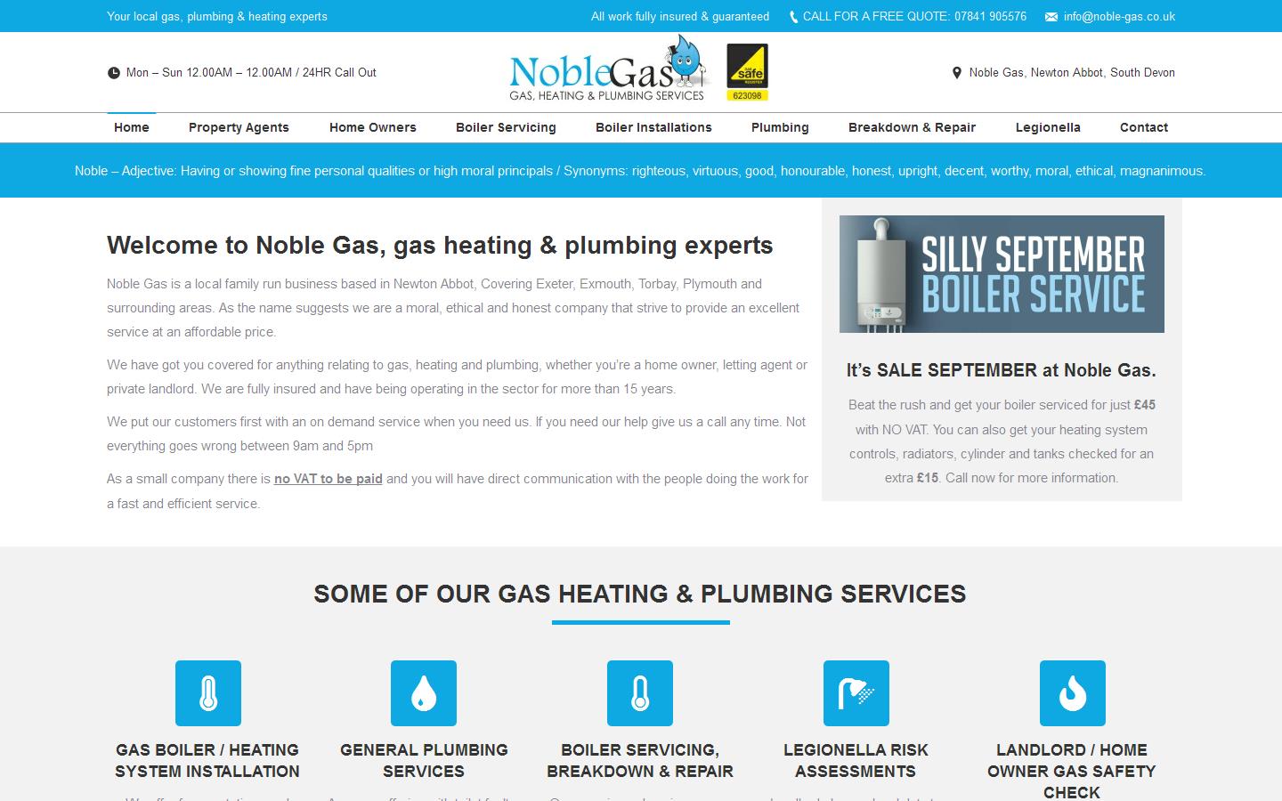 Noble Gas Website
