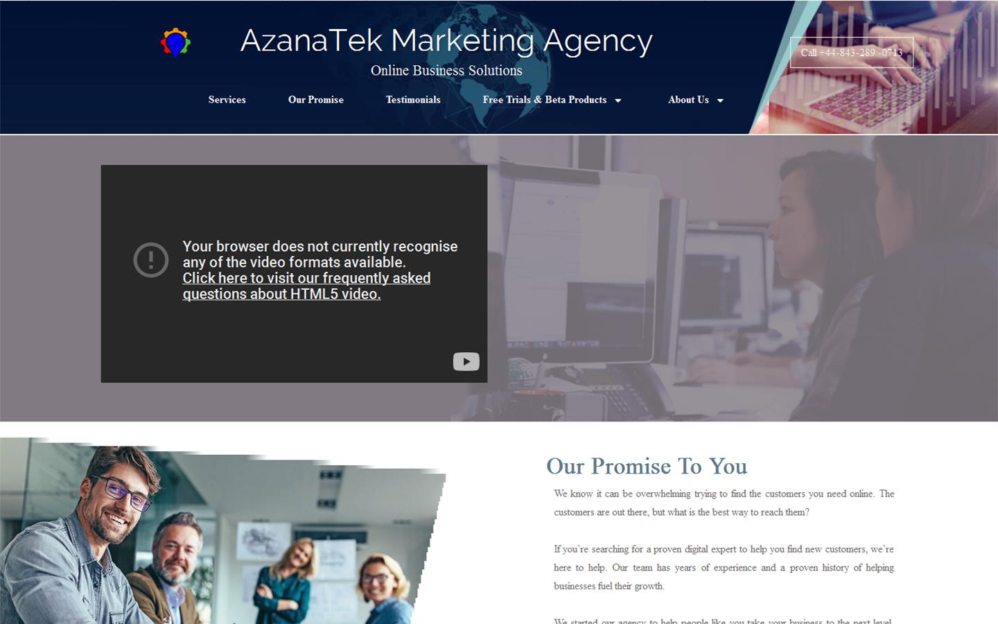 Azanatek Ltd Website