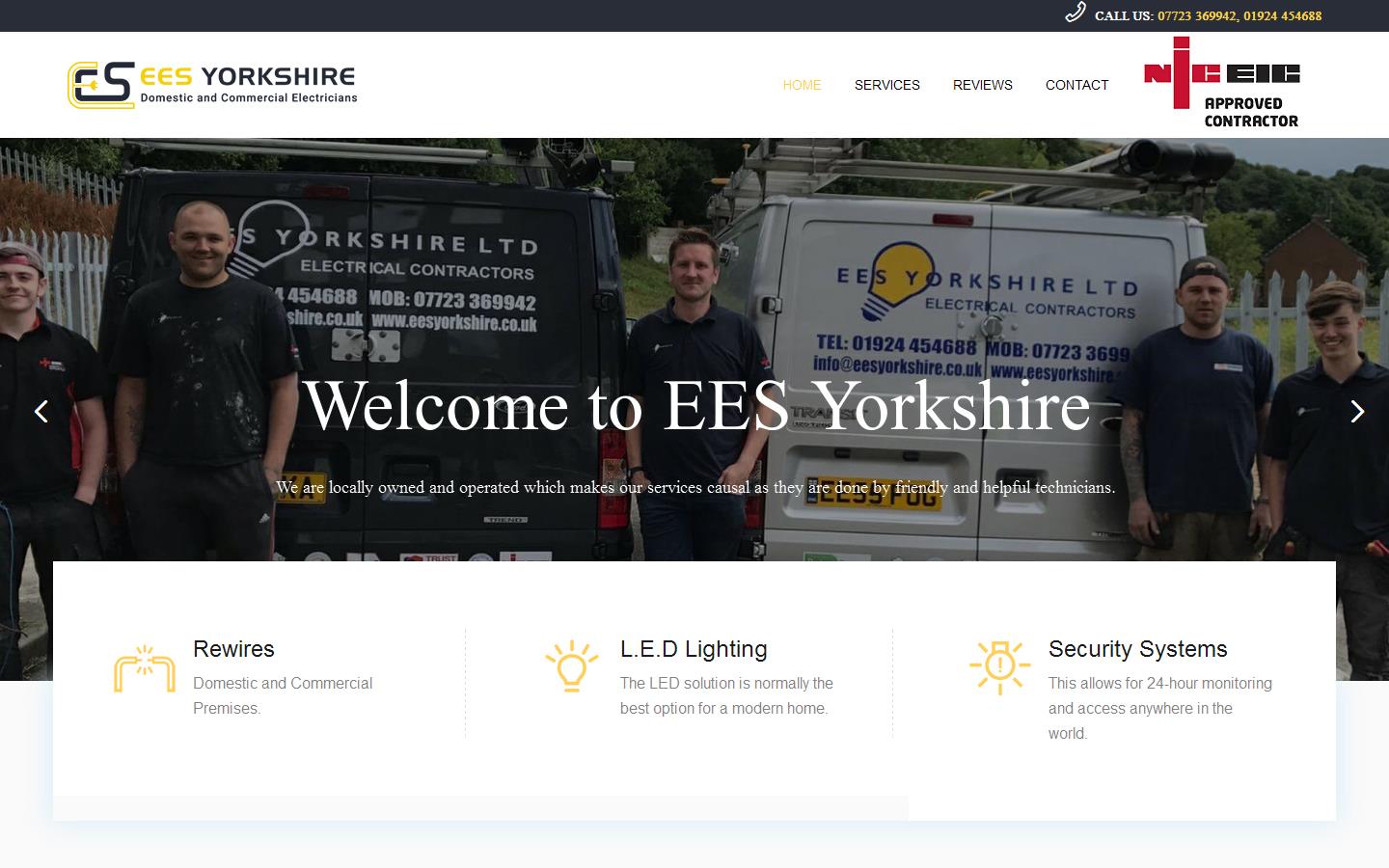 EES Yorkshire Ltd Website