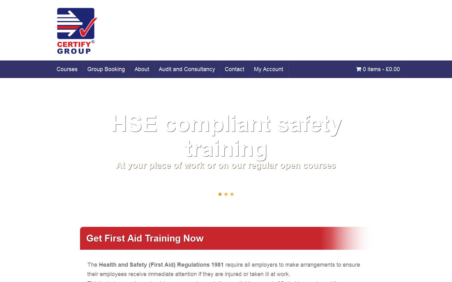 Certify Group Ltd Website