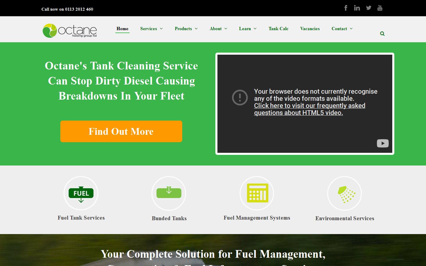 Octane Holding Group Ltd Website