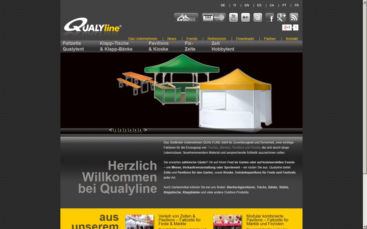 Qualyline GmbH Website