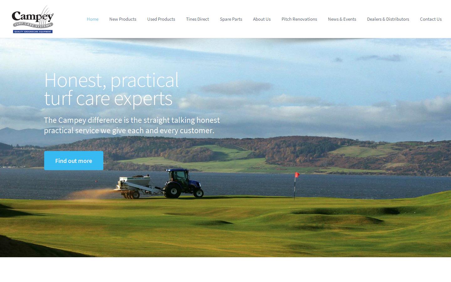 Campey Turfcare Systems Website