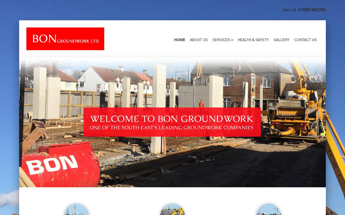 Bon Groundwork Ltd Website