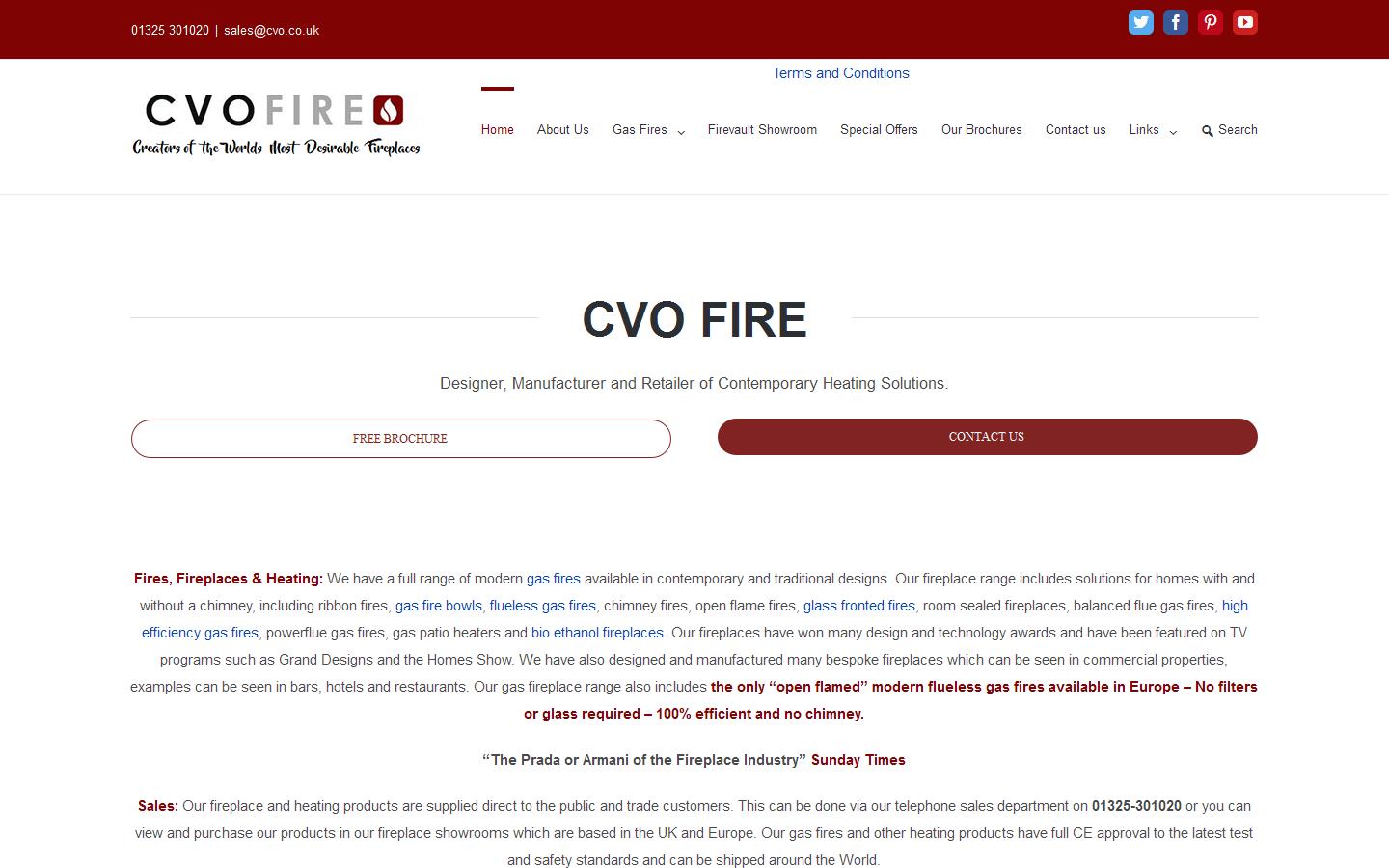 CVO Fire Website