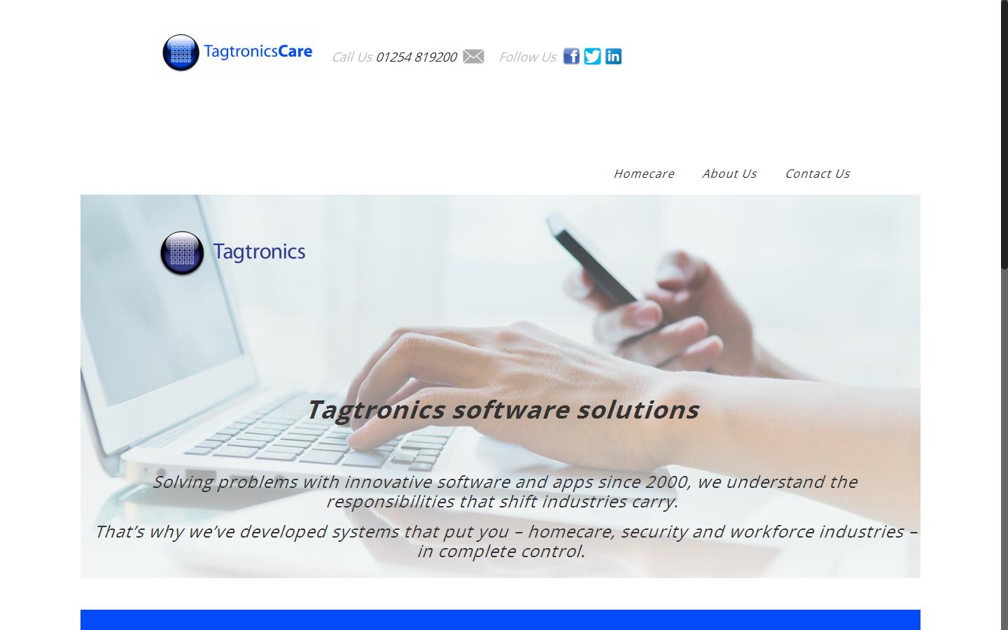 Tagtronics Ltd Website