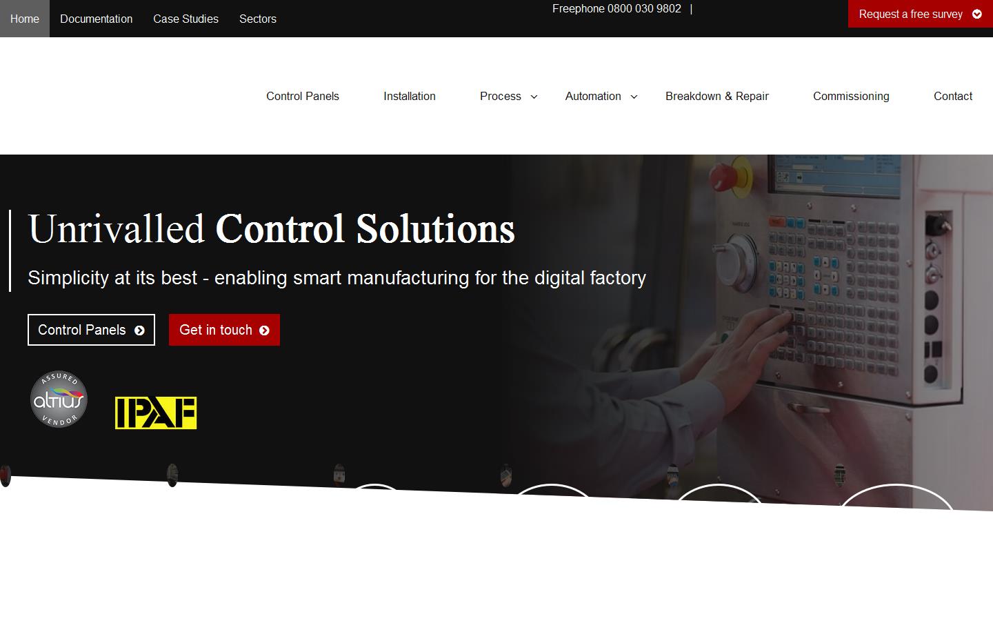 Castle Control Solutions Website