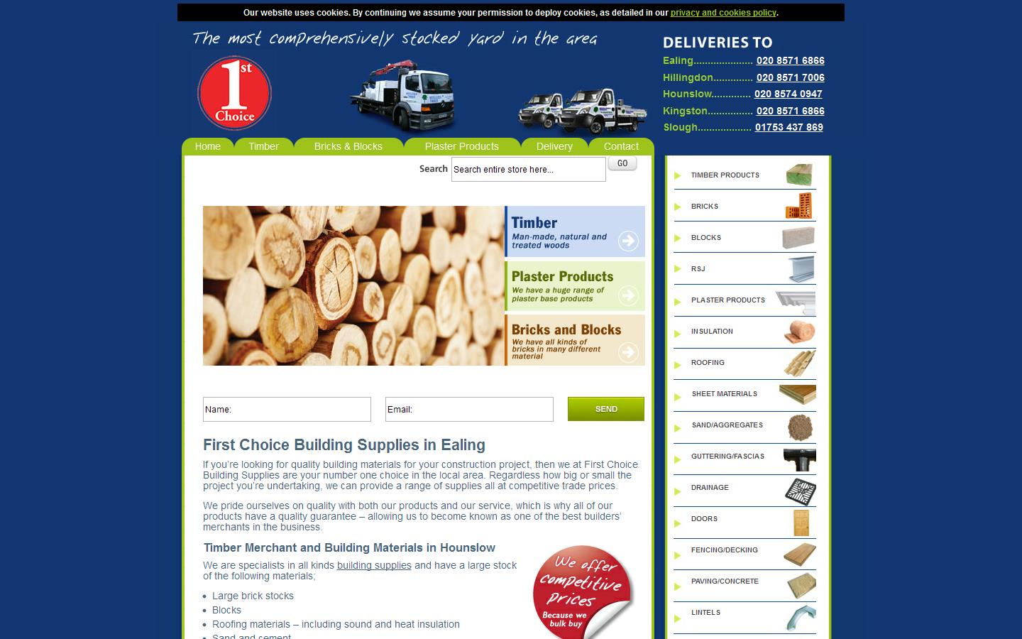 First Choice Building Supplies Ltd Website