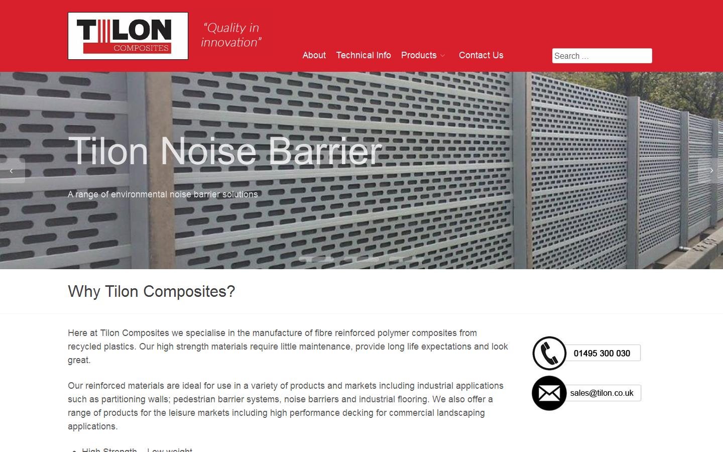 Tilon CG Website