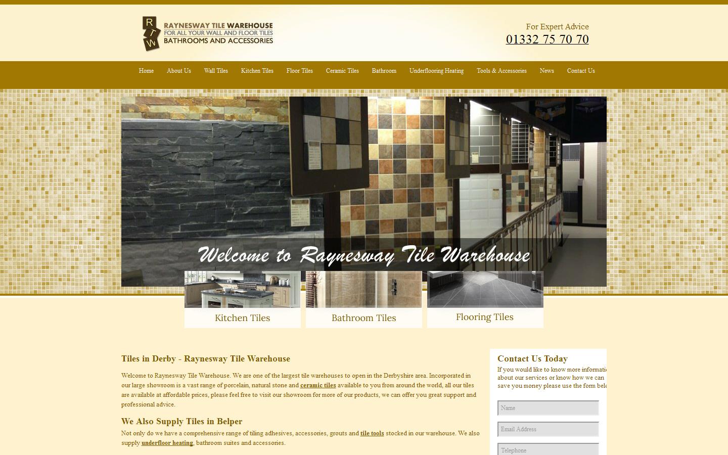 Raynesway Tile Warehouse Website