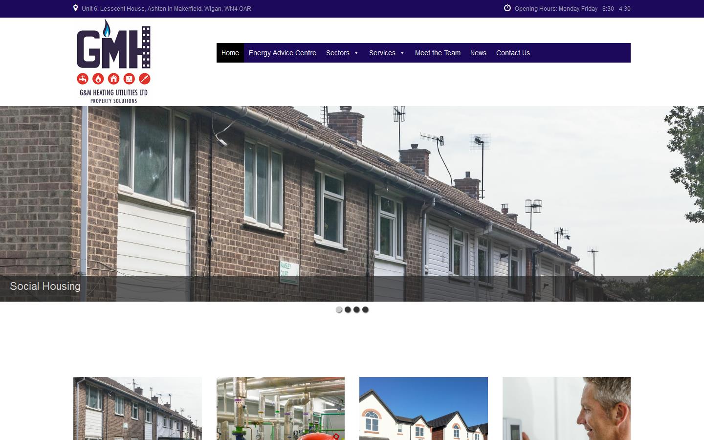 G&M Heating Utilities Website