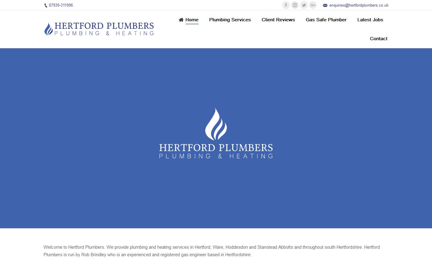 Hertford plumbers Website