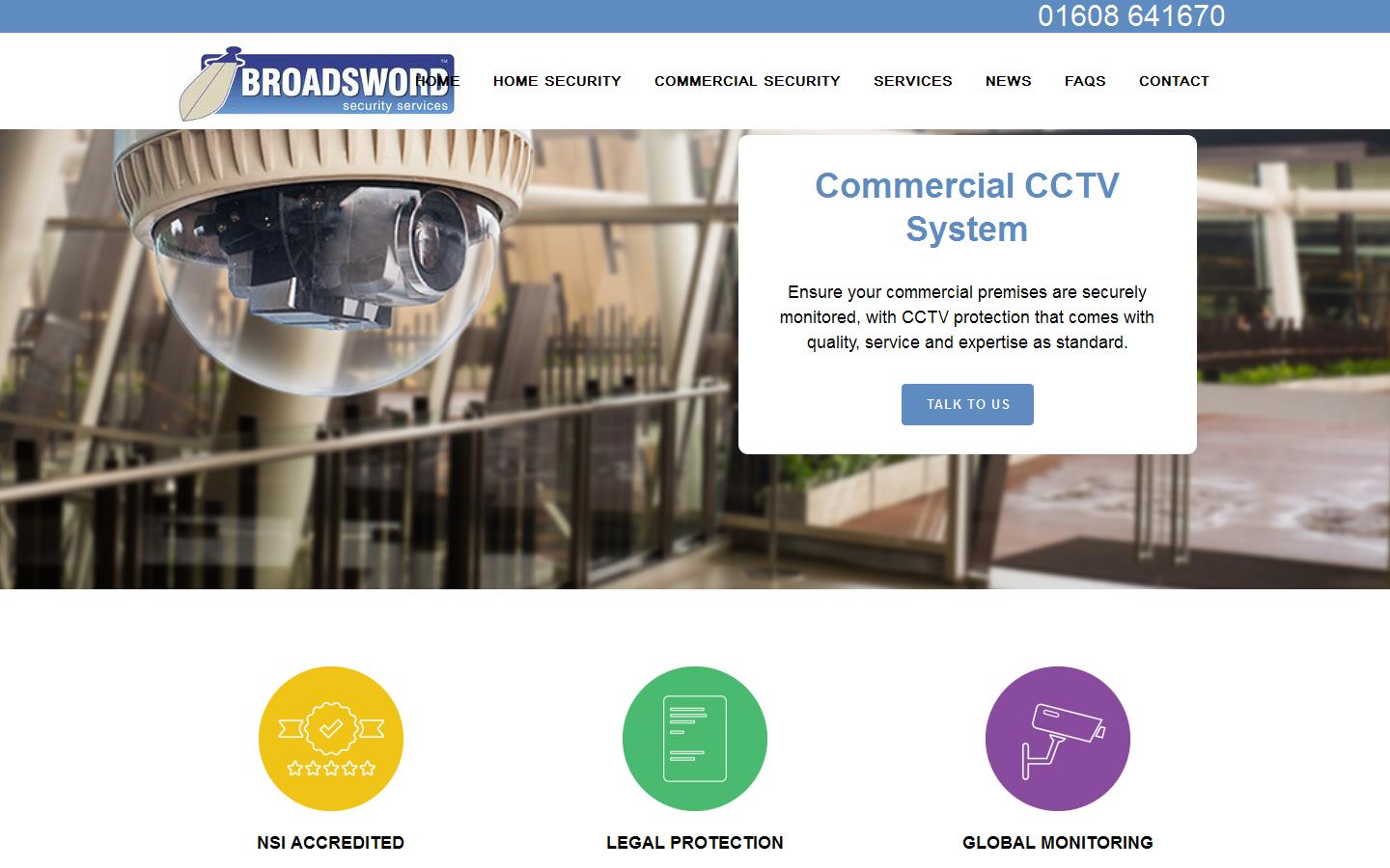 Broadsword Security Services Website