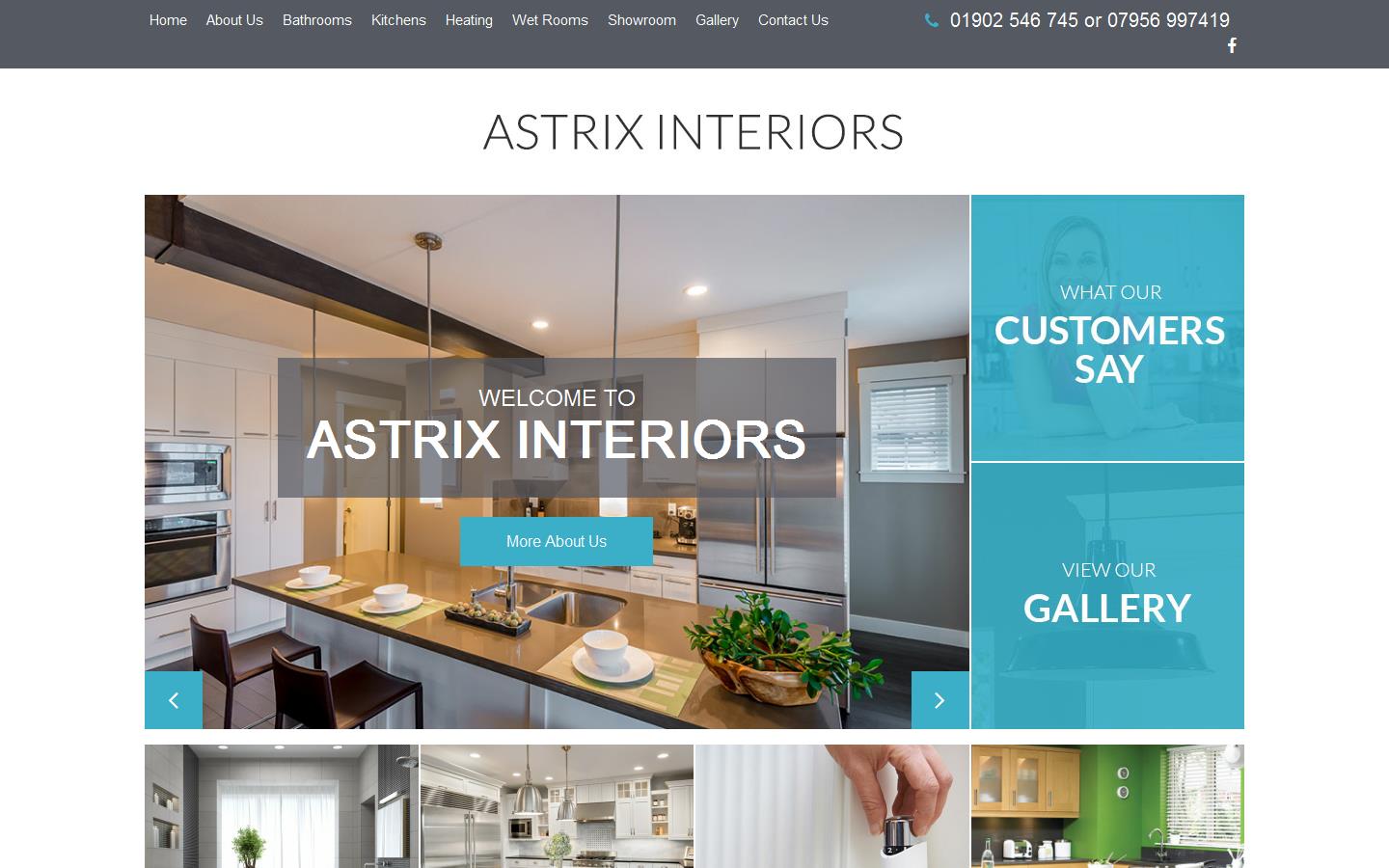 Astrix Interiors  Website