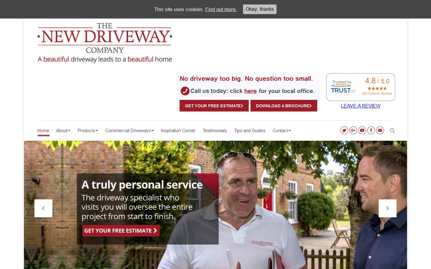 New Driveway Company Website