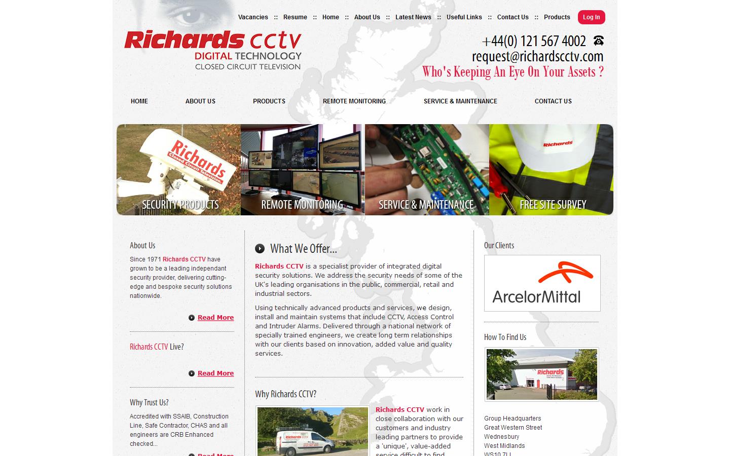 Richards CCTV Website