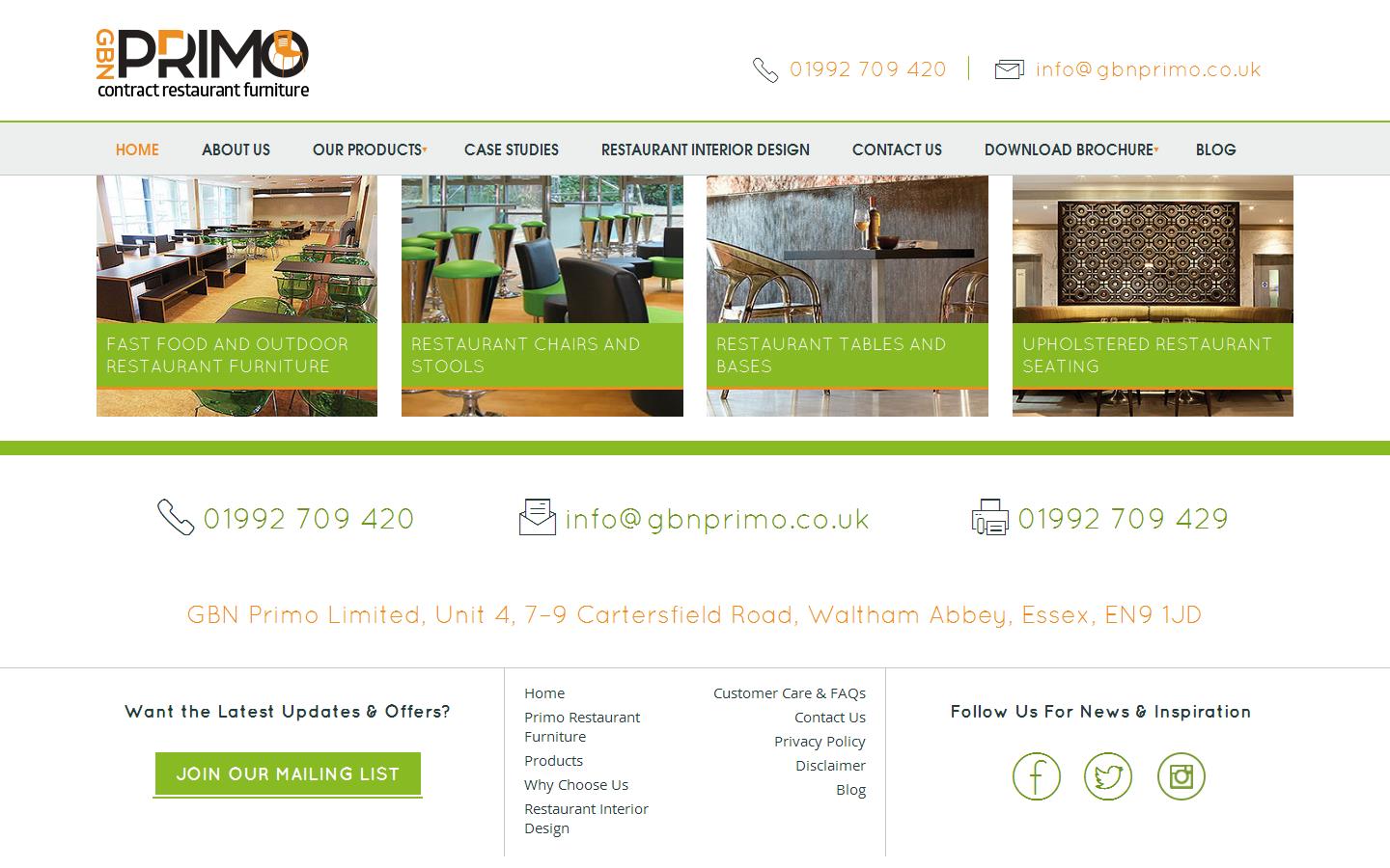 GBN Primo Ltd Website