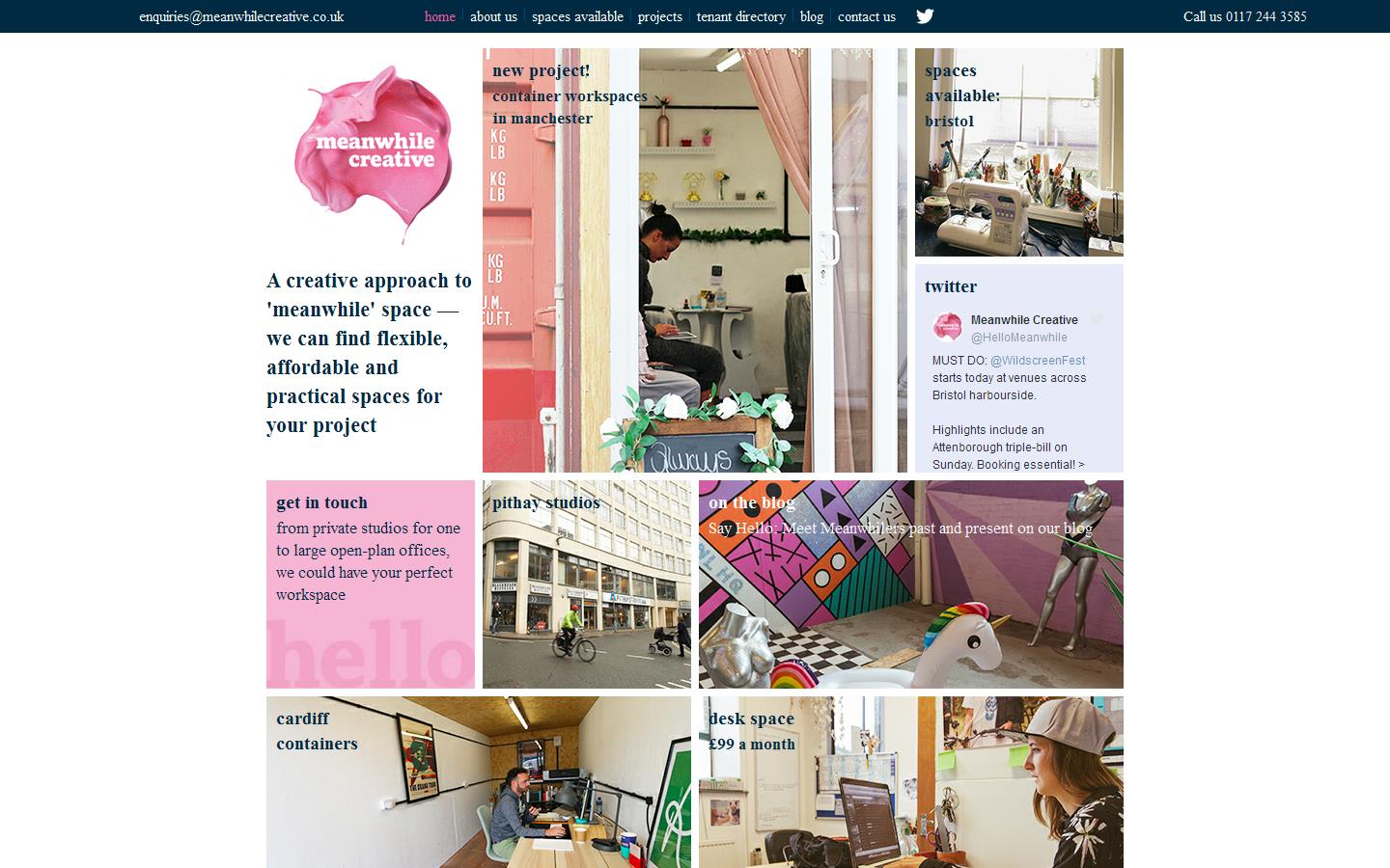 Meanwhile Creative Website