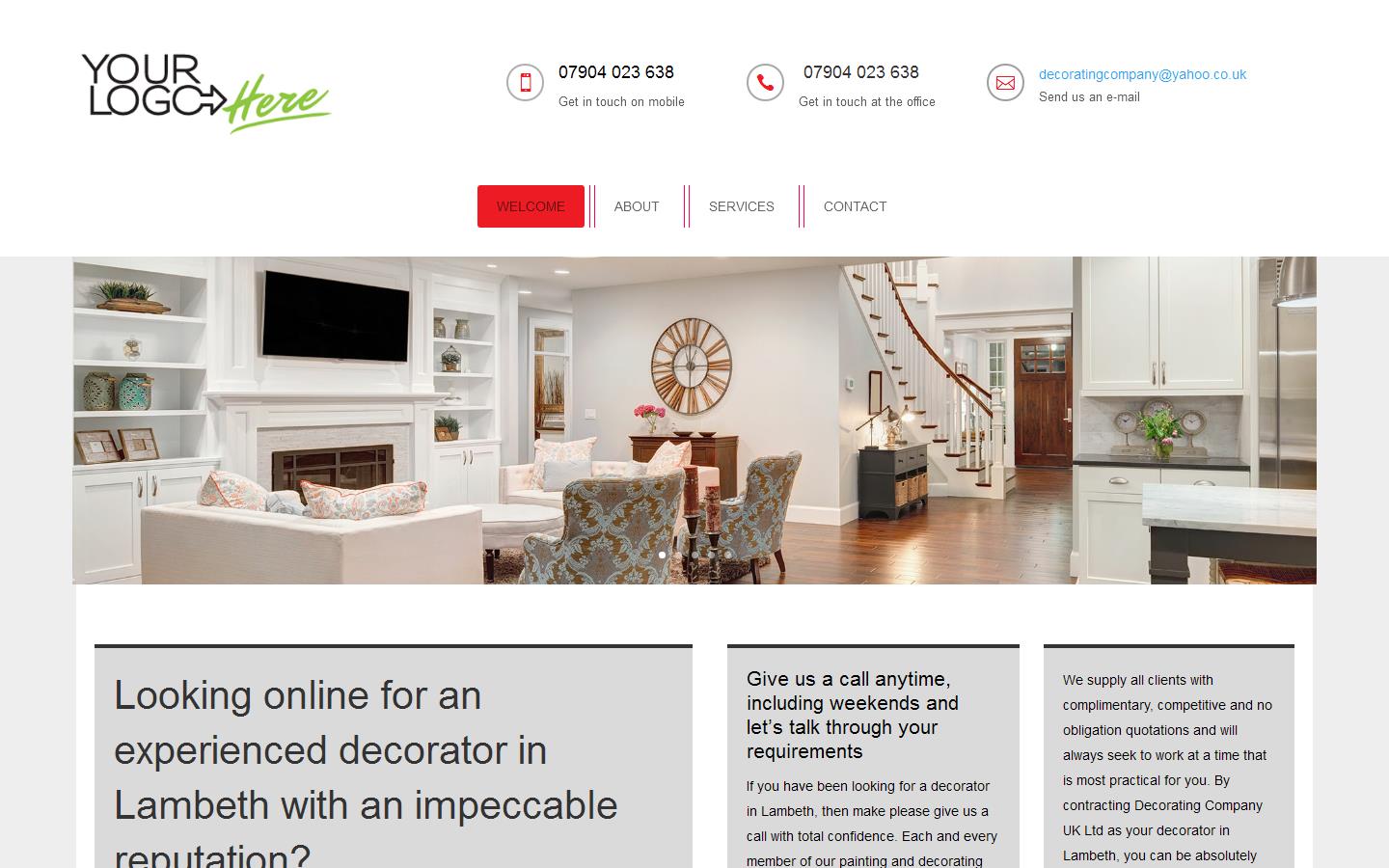 Decorating Company UK Website