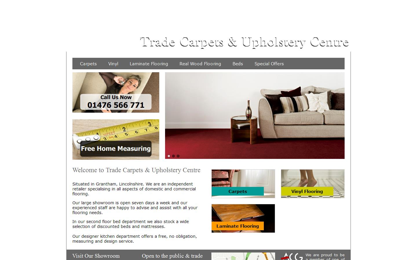 Trade Carpets Ltd Website