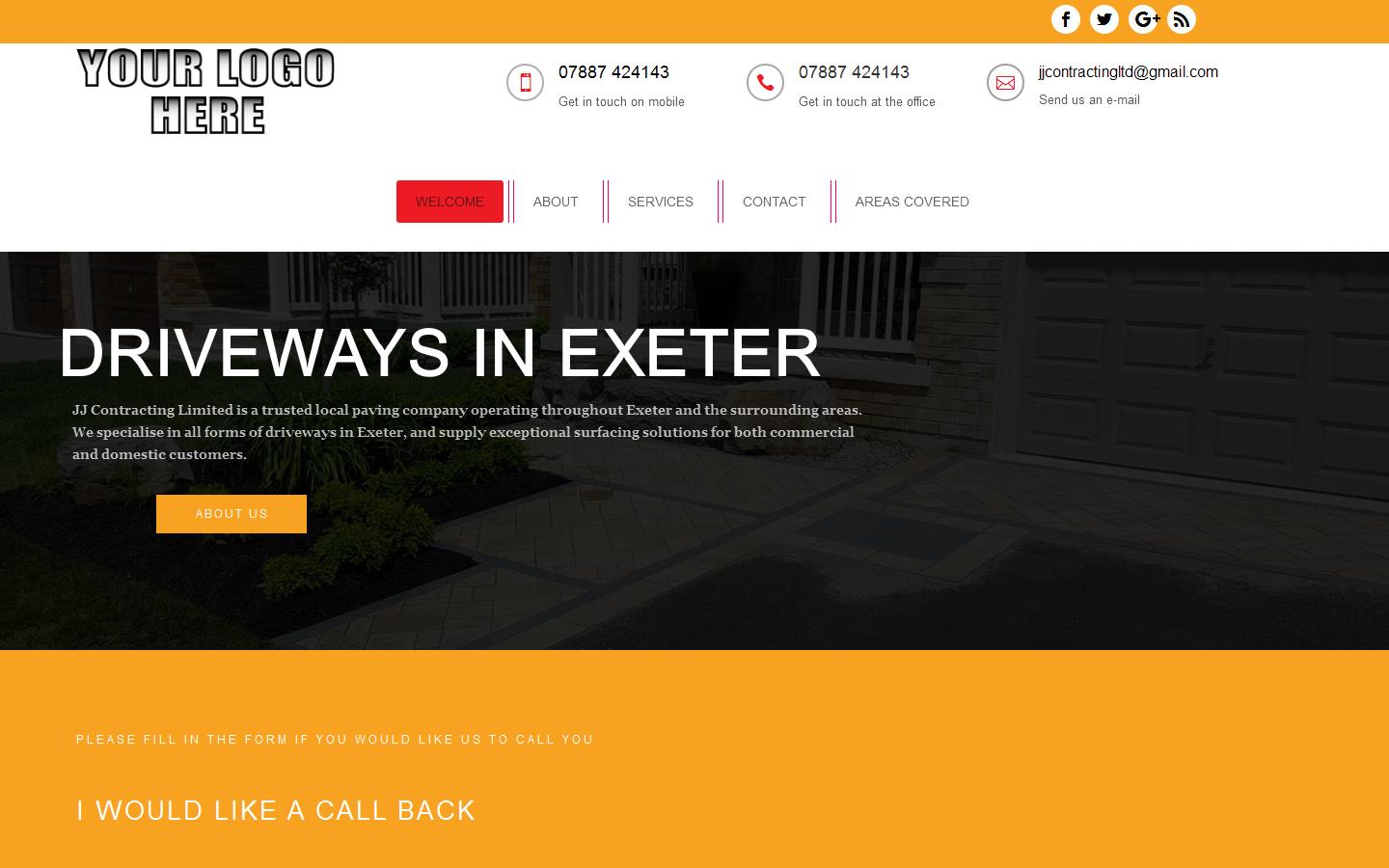 JJ Contracting Website