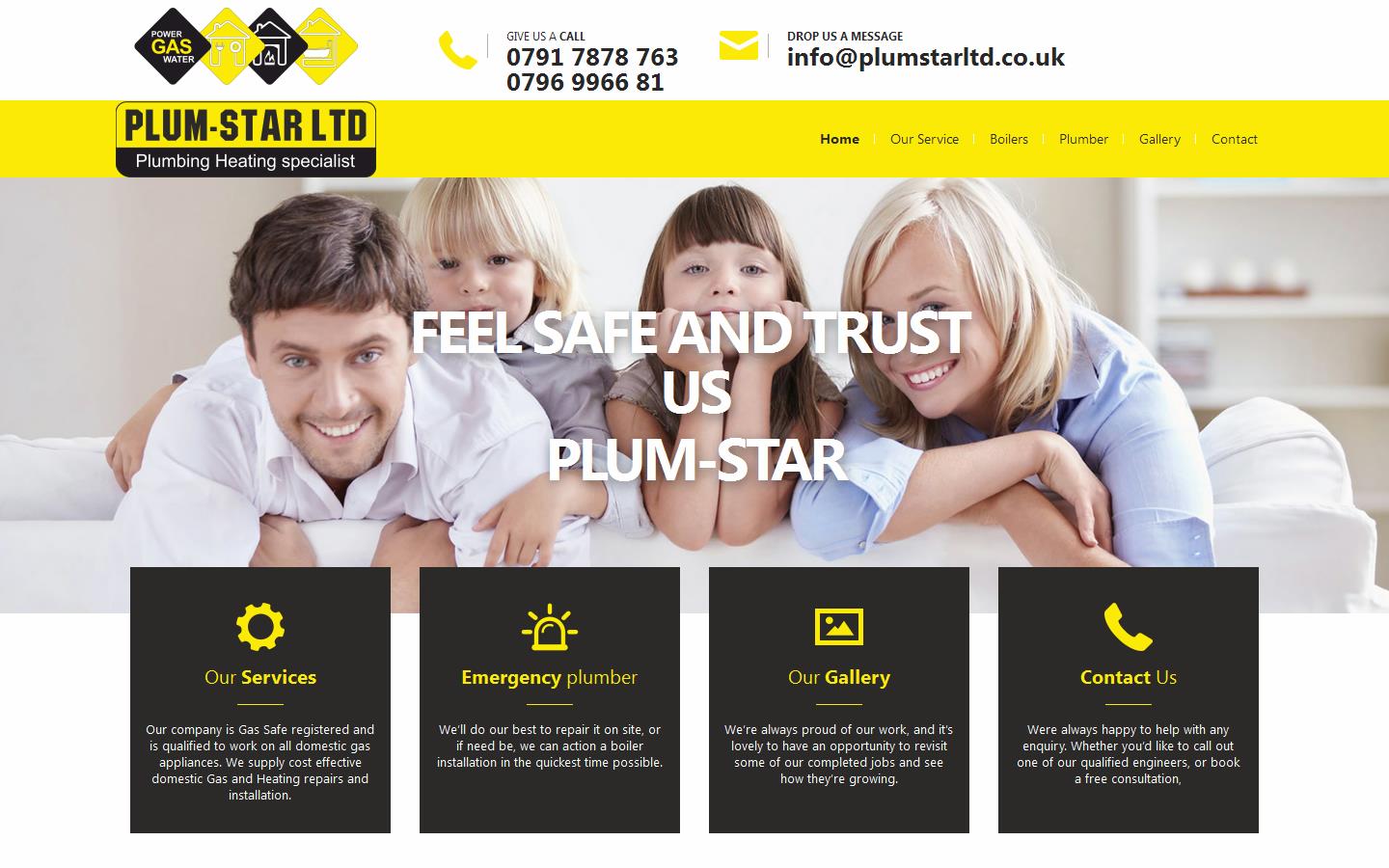 Plum-Star Ltd Website