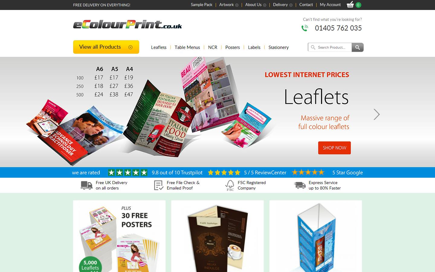 eColourPrint Website