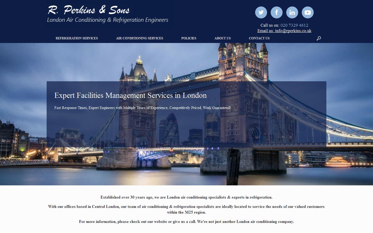R Perkins & Sons Website