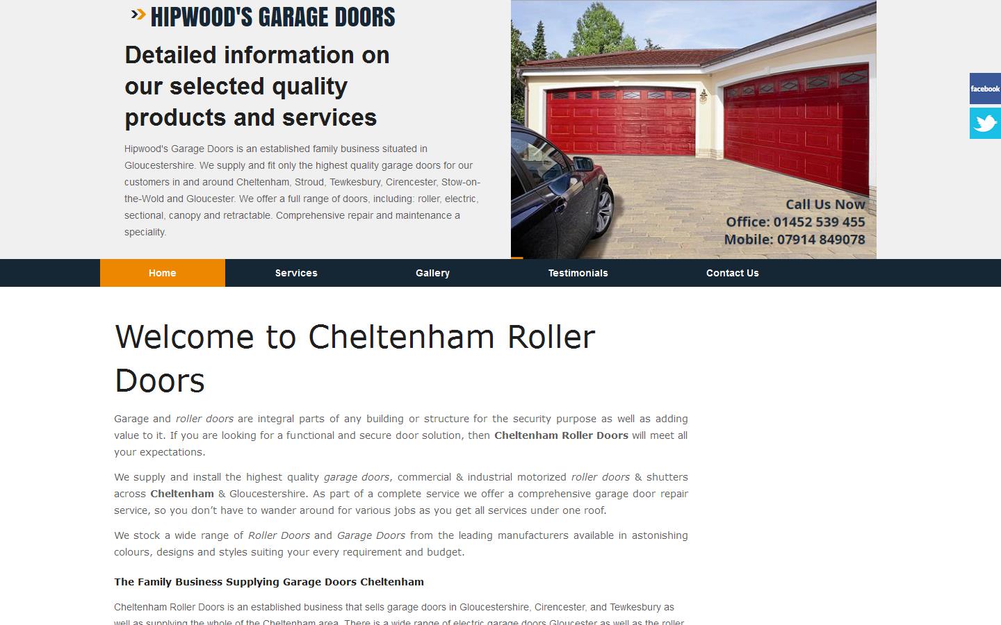 Cheltenham Roller Doors Website