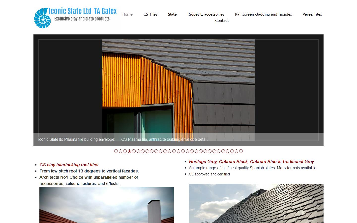 Galex (Iconic Slate Ltd) Website