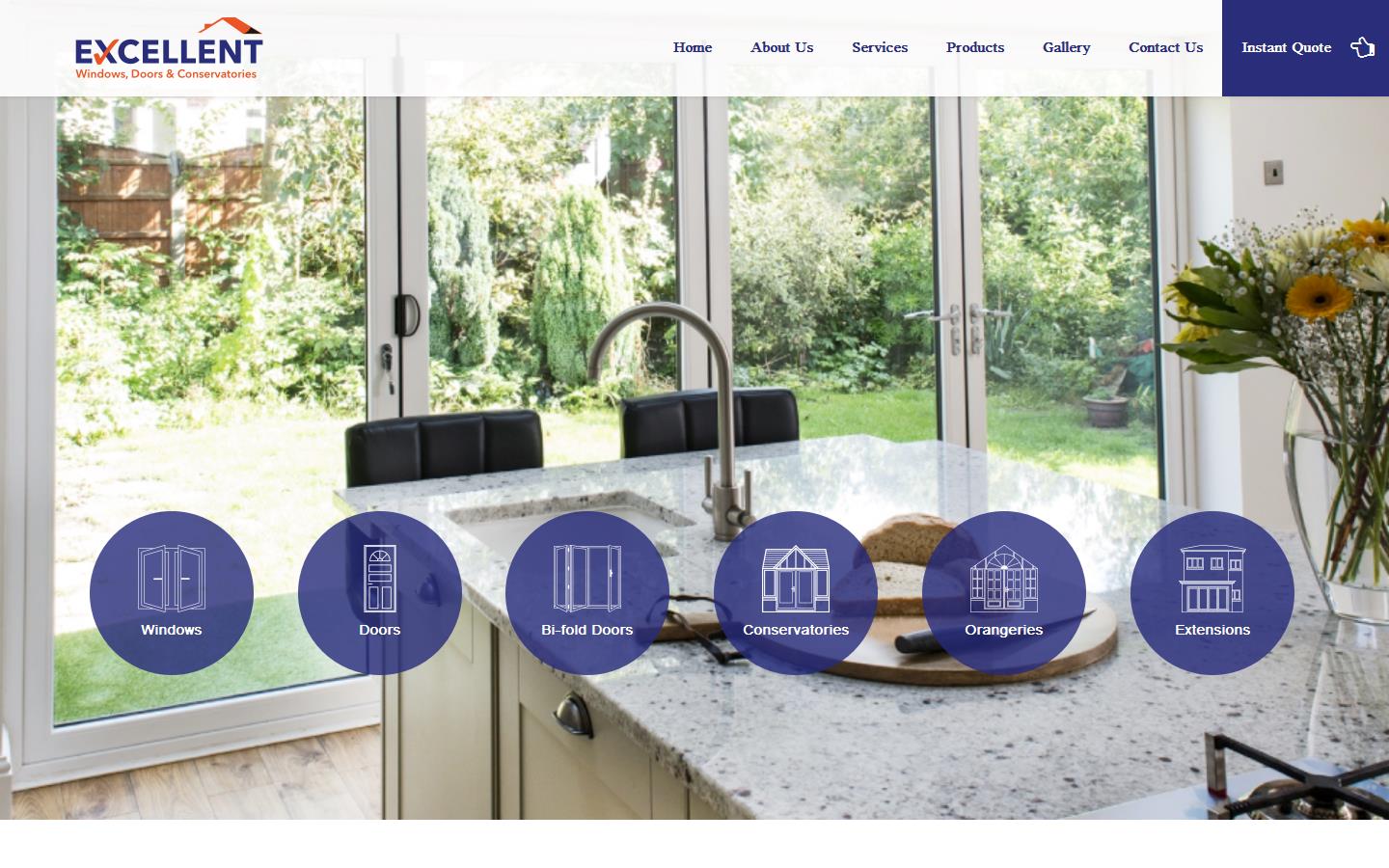 Excellent Windows, Doors & Conservatories Ltd Website