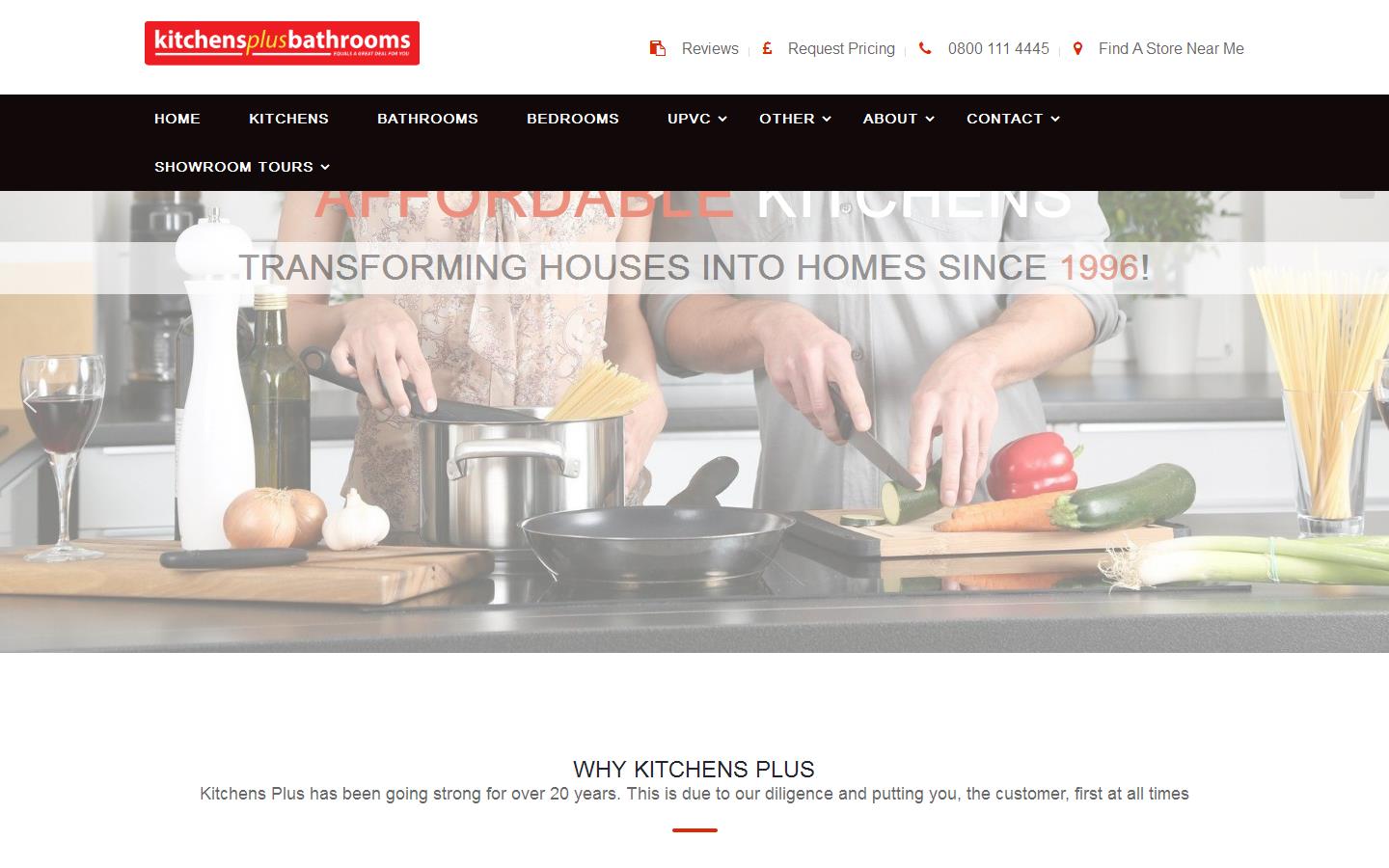 Kitchens Plus Ltd Website
