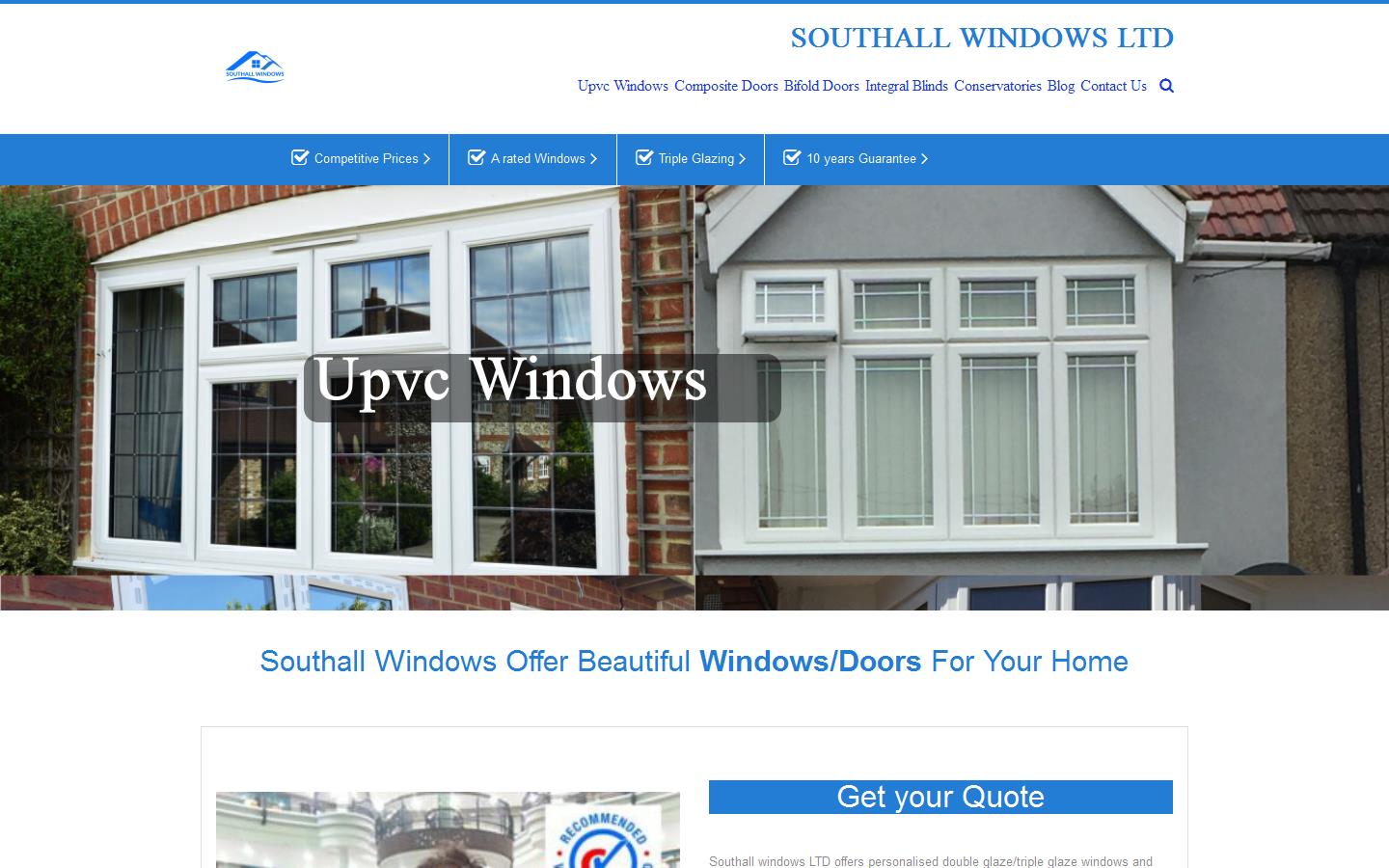 Southall Windows Ltd Website