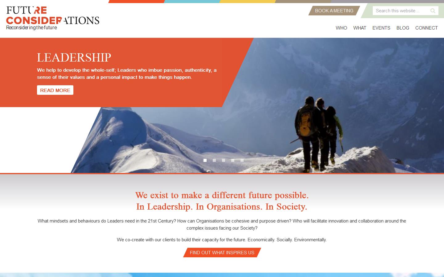 Future Considerations Website