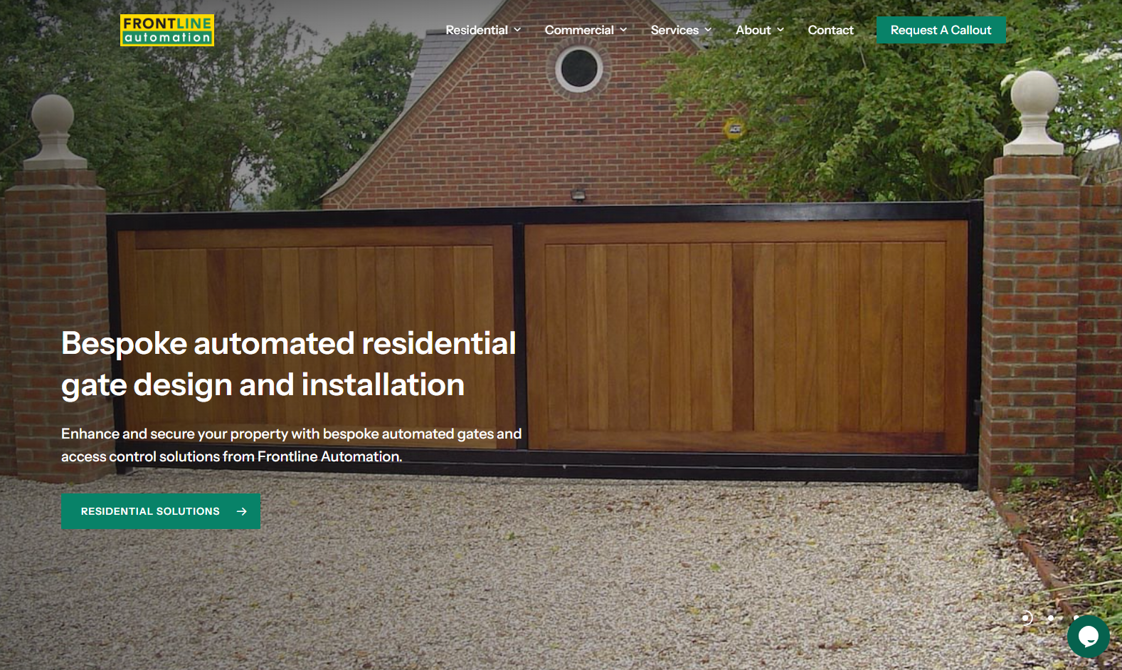 Frontline Automation Website