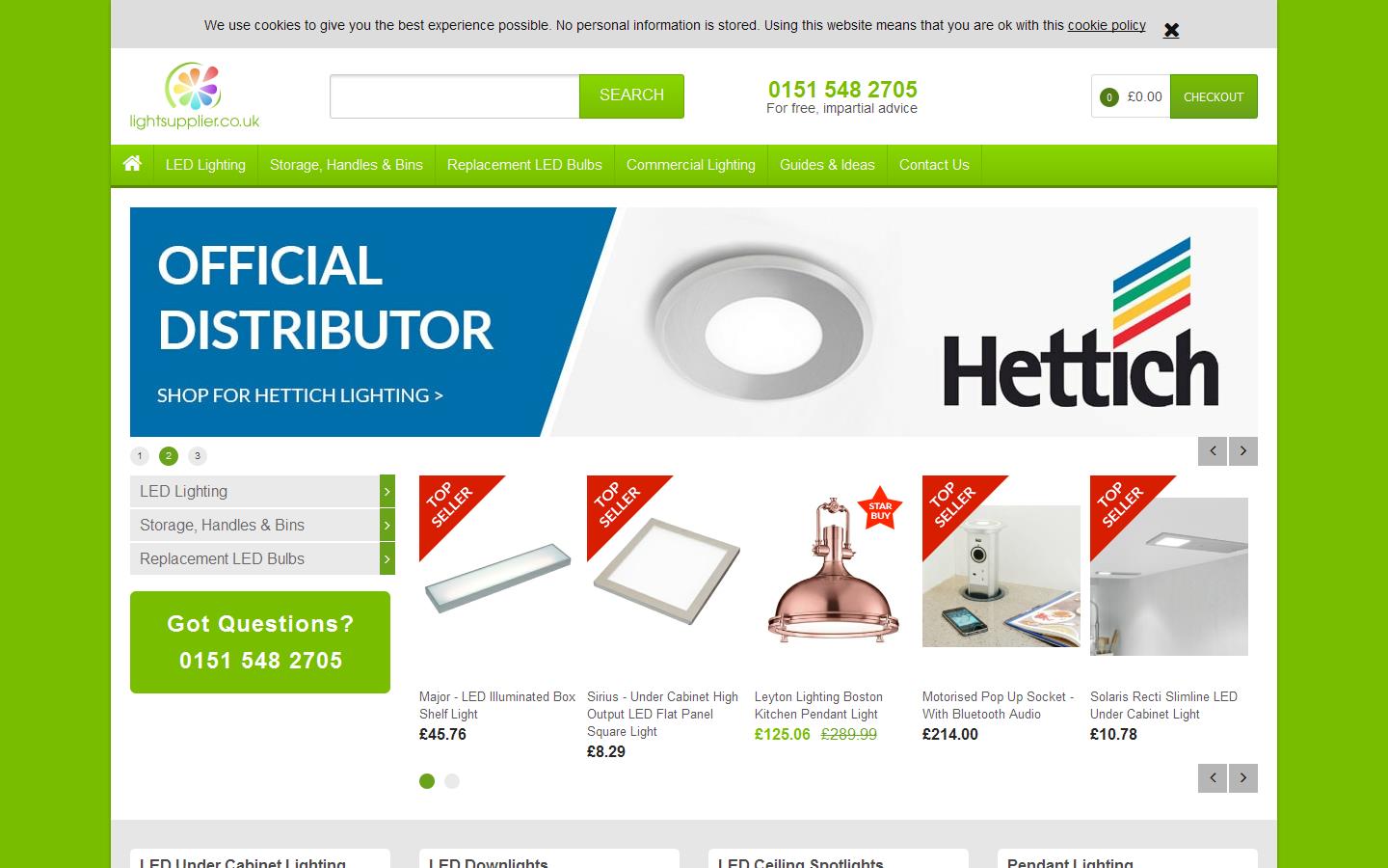 Light Supplier Website