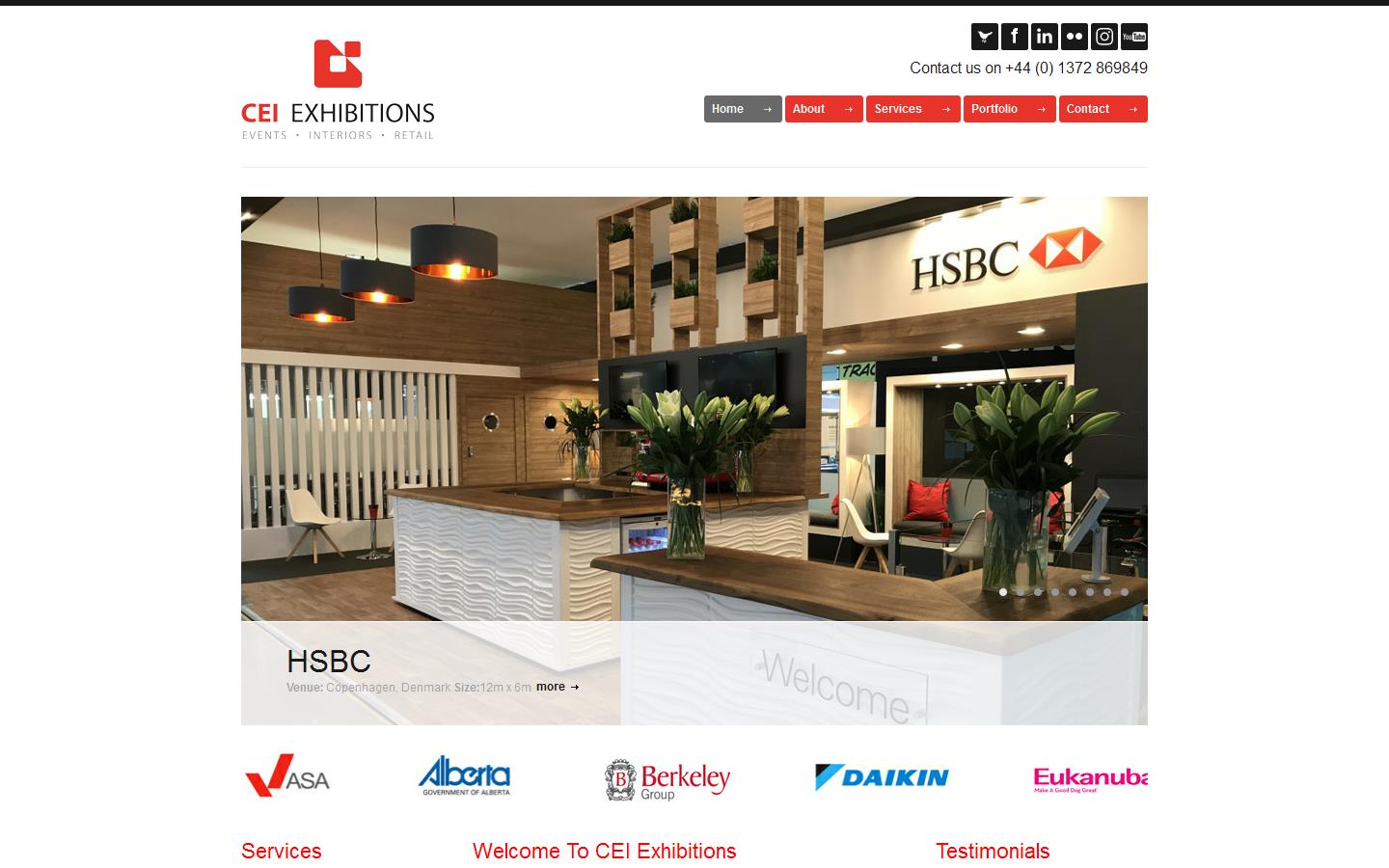 CEI Exhibitions Website