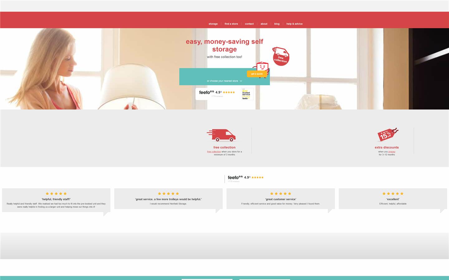 Henfield Storage Website