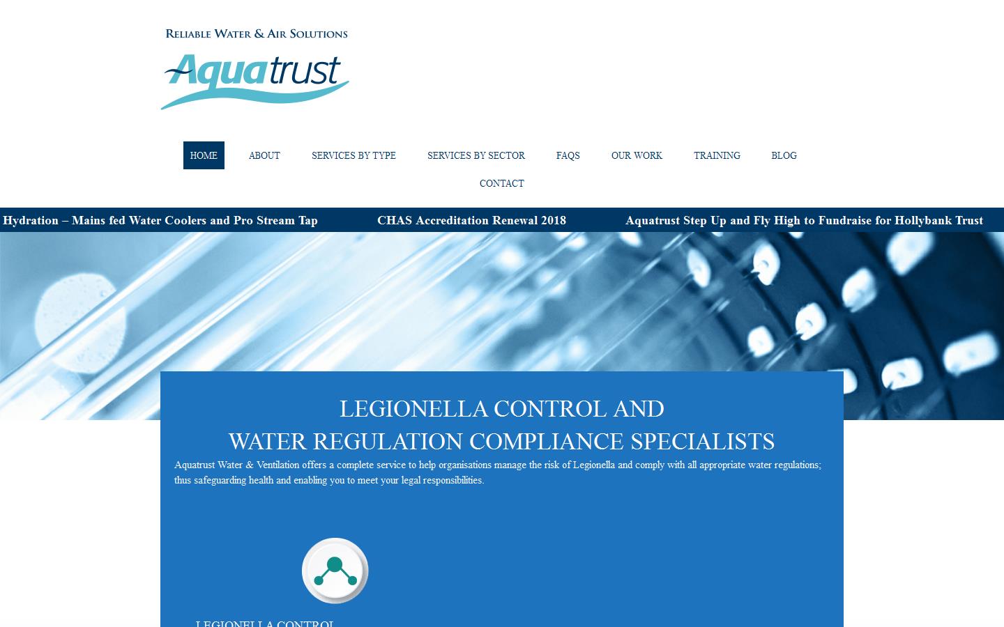 Aquatrust Water & Ventilation Ltd Website