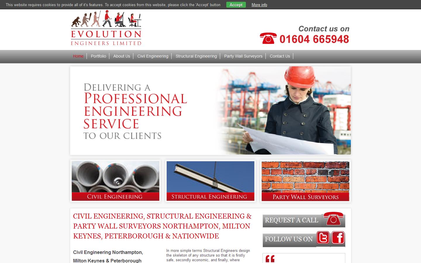 Evolution Engineers Website