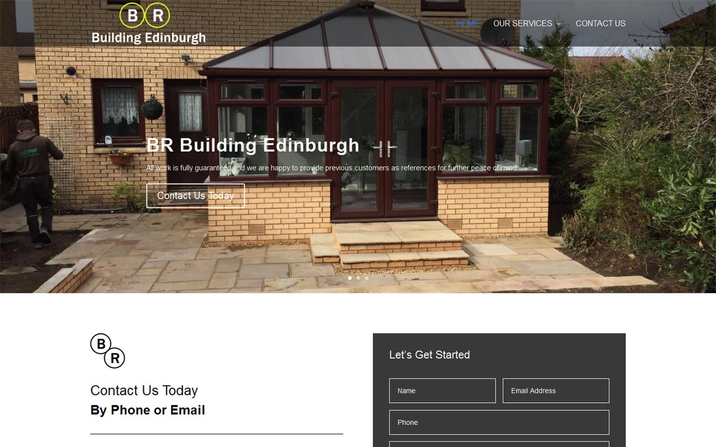 BR Building Edinburgh Website