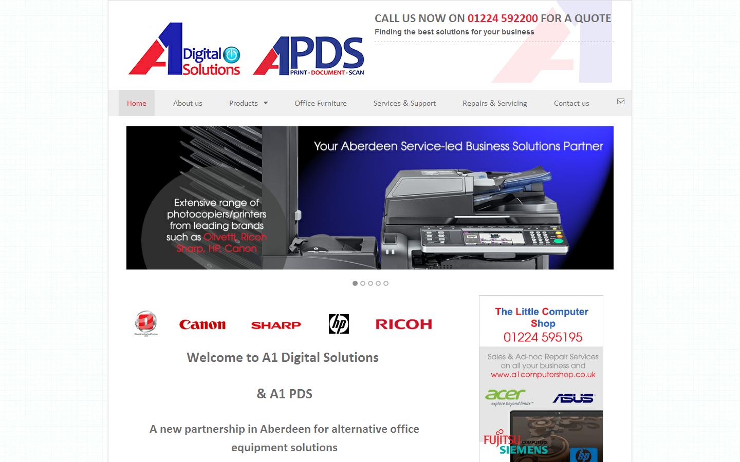 A1 Digital Solutions Website