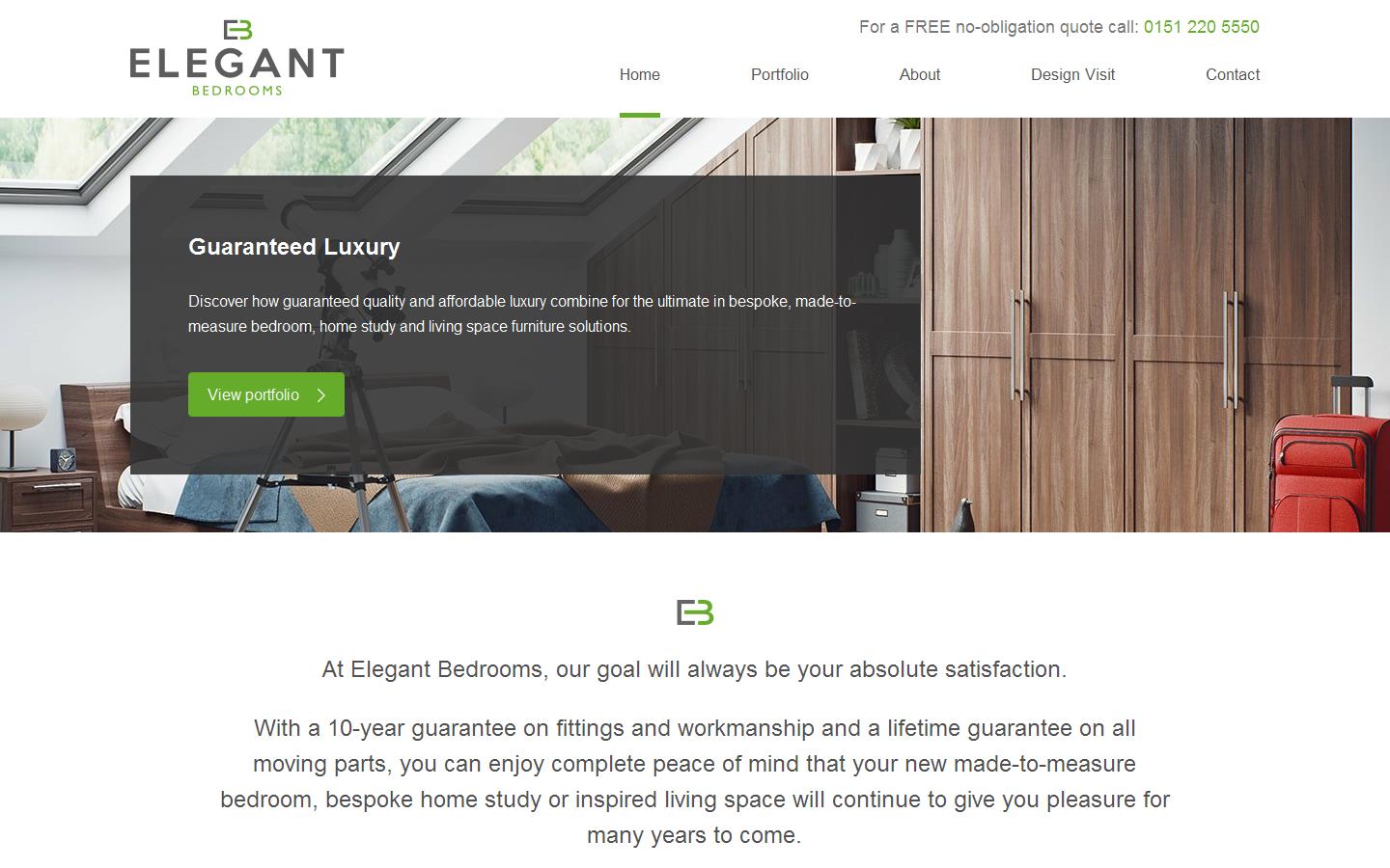 Elegant Bedrooms Website