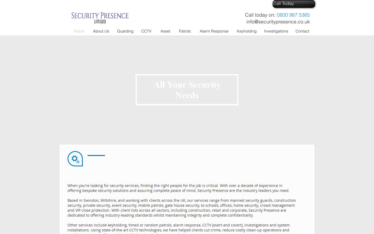 Security Presence Ltd Website