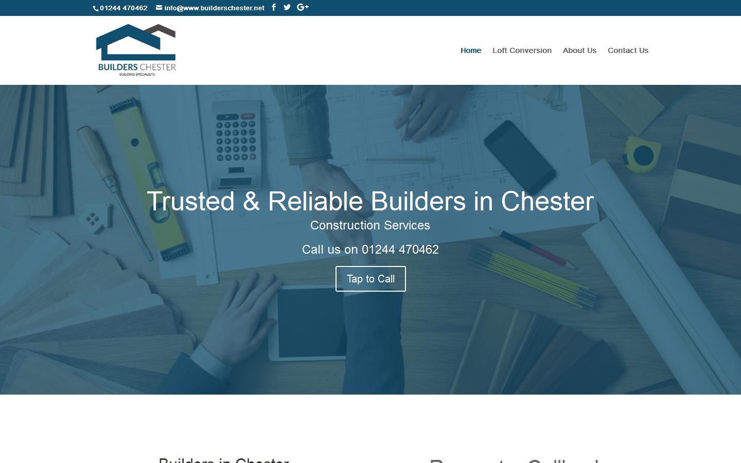 Builders Chester Website