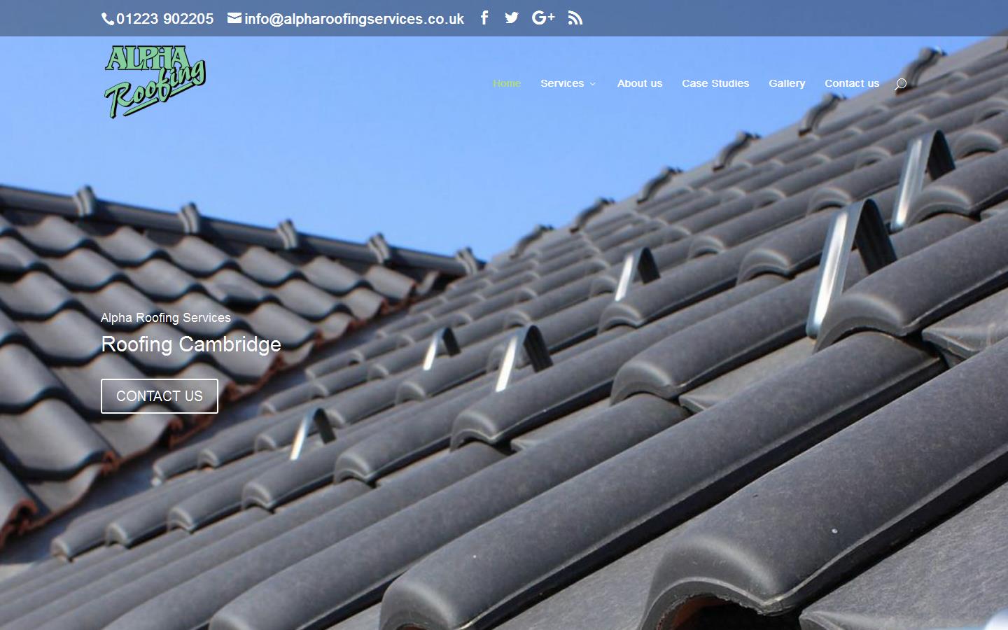Alpha Roofing Website