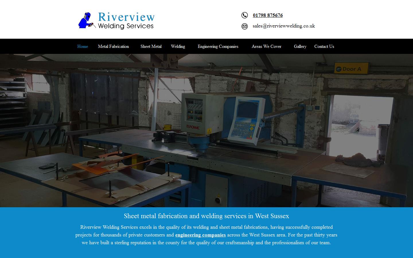Riverview Welding Services Website