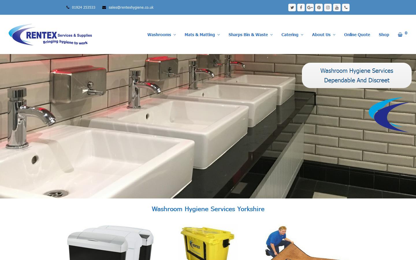 Rentex Hygiene Services Ltd Website