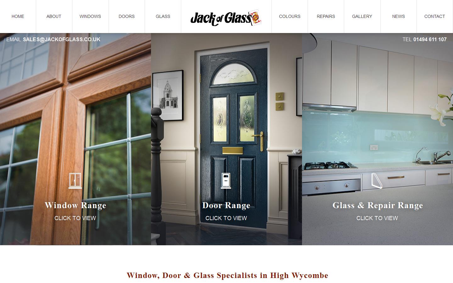 Jack of Glass Website