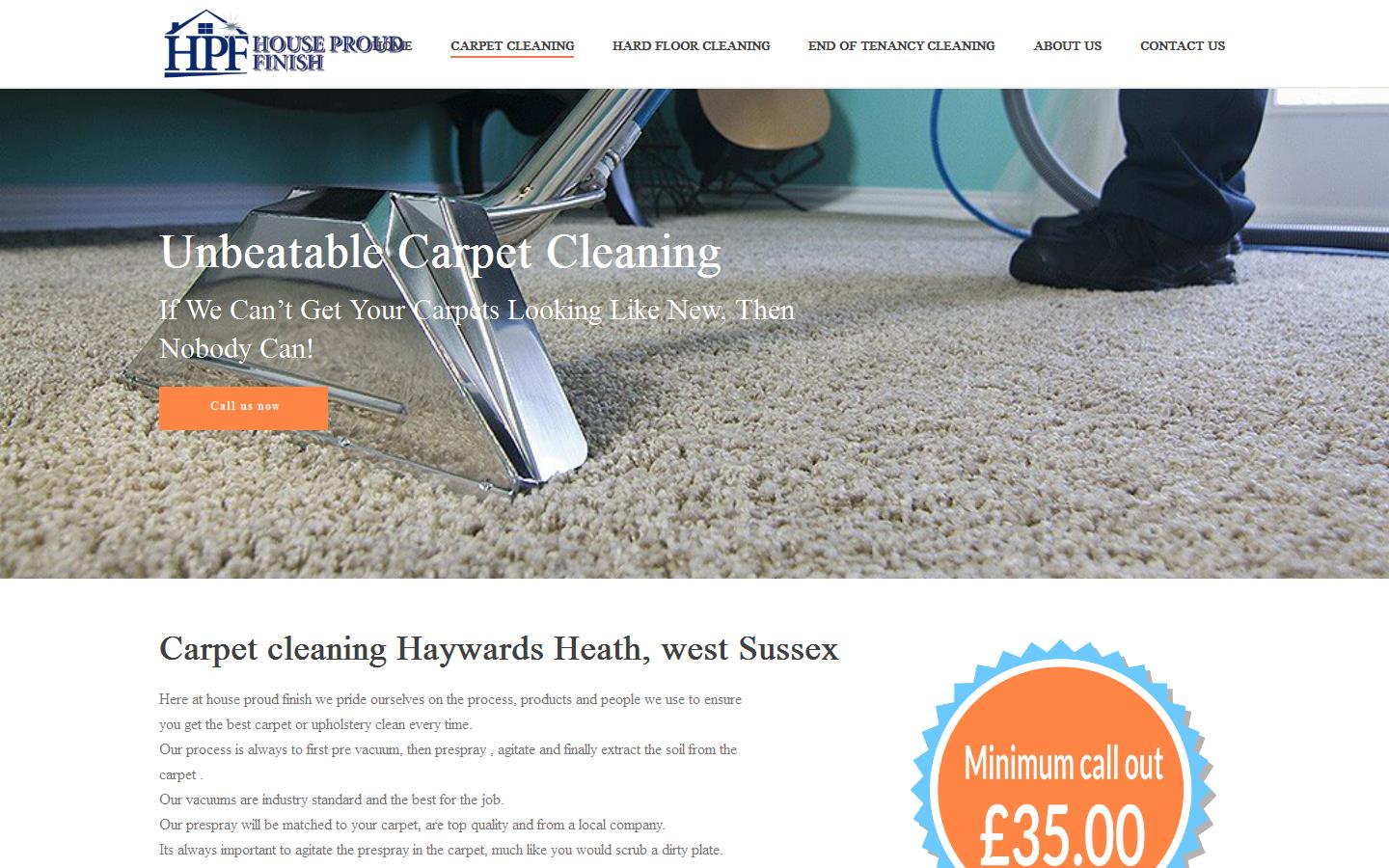 House Proud Finish BH Website